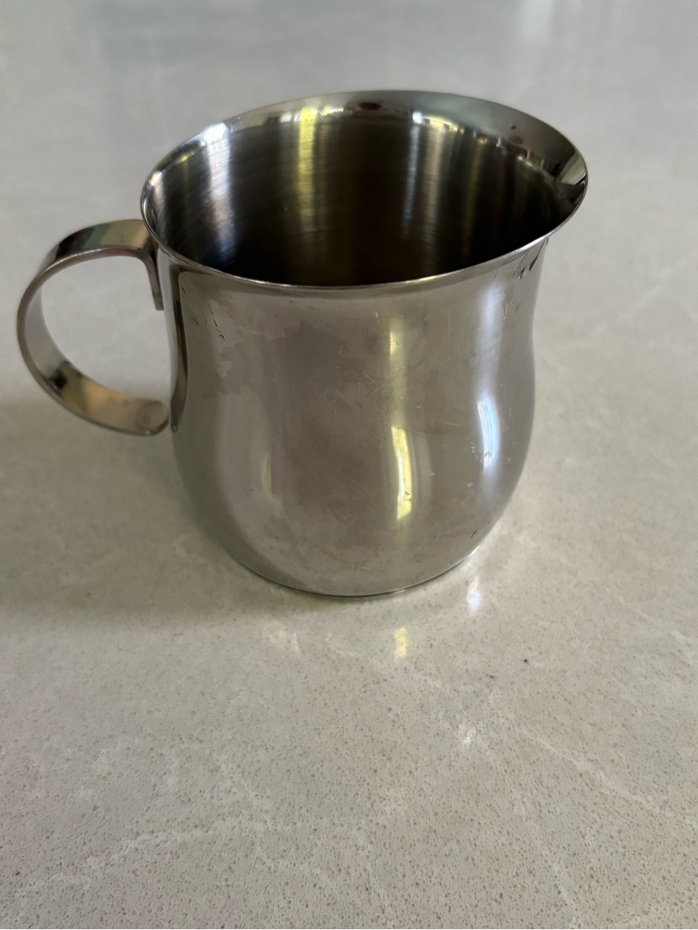 IPAC Italy Stainless Steel 18/10 Induction Milk Frothing Pitcher Creamer 4"